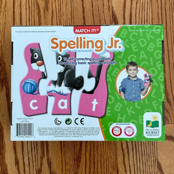 Match It Spelling Jr. Puzzles - Picture 3 of 3